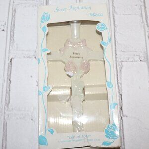 ✝️ “Gift of Love” Porcelain Cross · Enesco · 8"